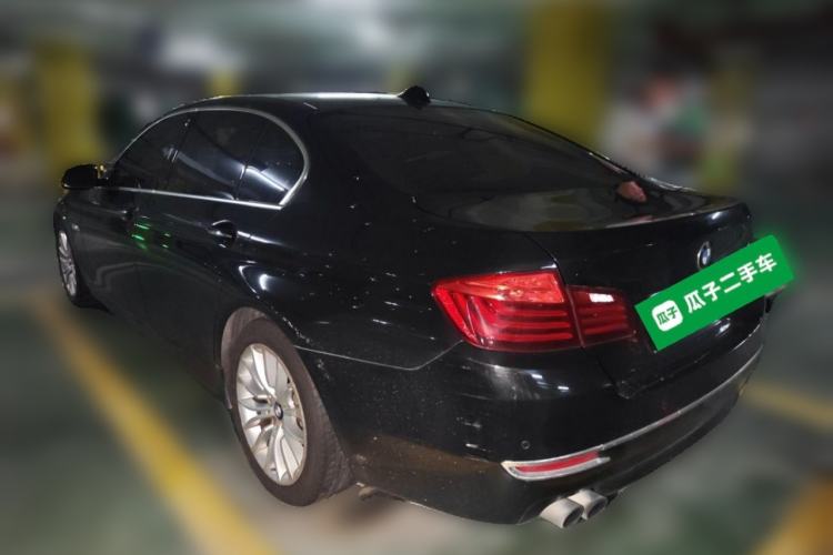 Used BMW 5 Series 2017 525Li Luxury Design Package Rear Left 45 Deg