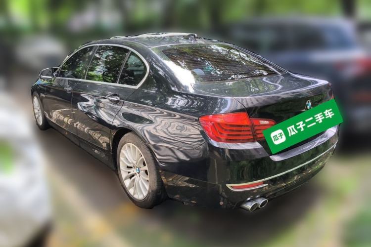 Used BMW 5 Series 2017 525Li Luxury Design Package Rear Left 45 Deg