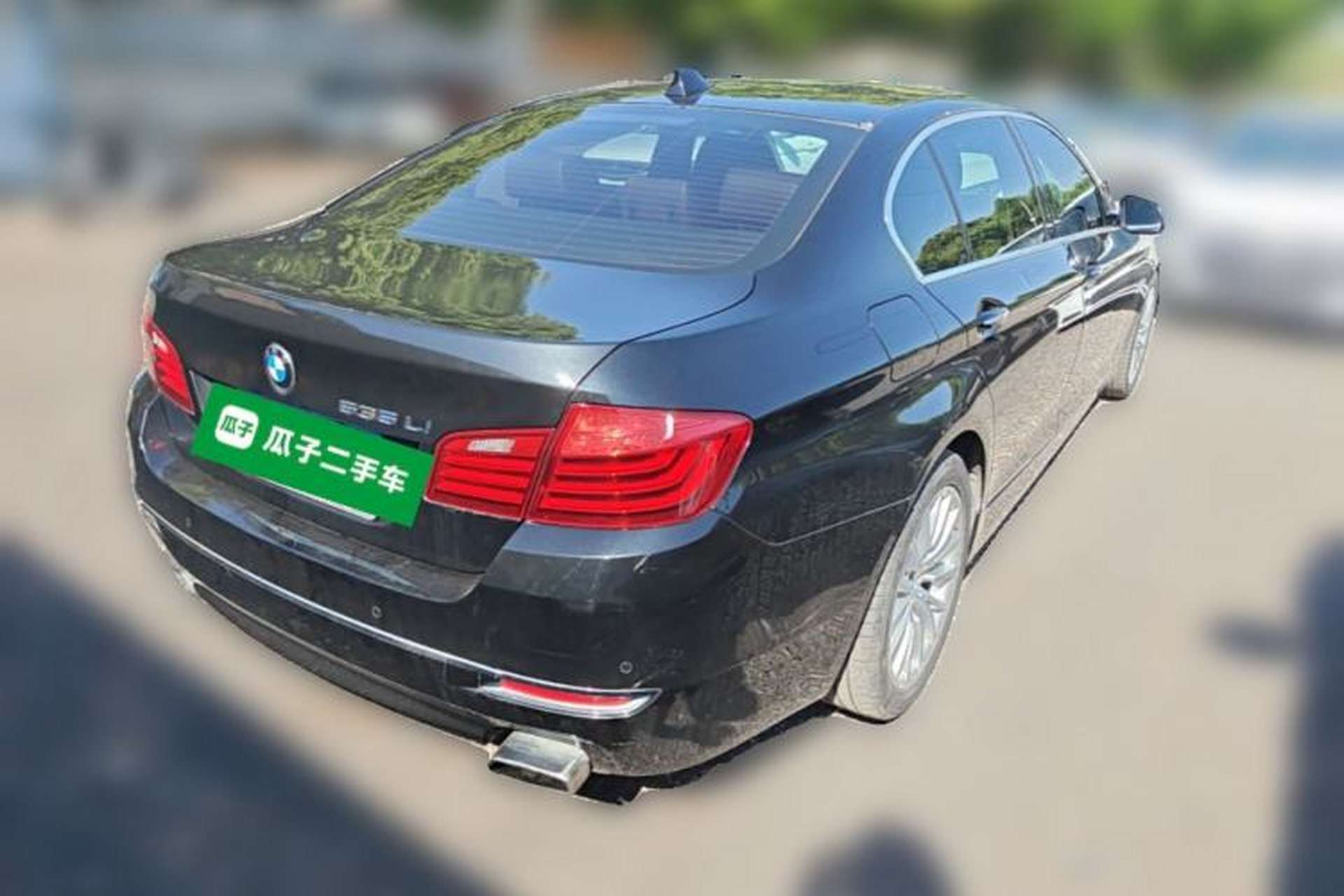 Used BMW 5 Series 2017 525Li Luxury Design Package Rear Right 45 Deg