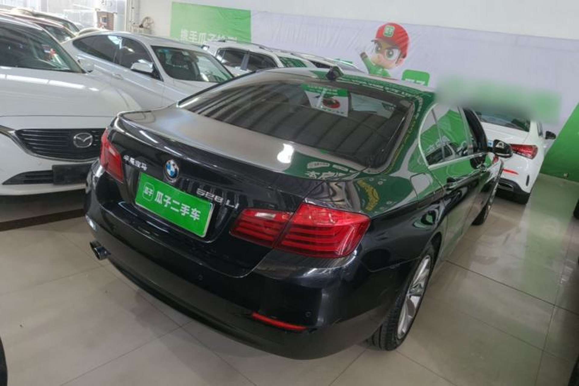 Used BMW 5 Series 2017 528Li Leading Model Rear Right 45 Deg