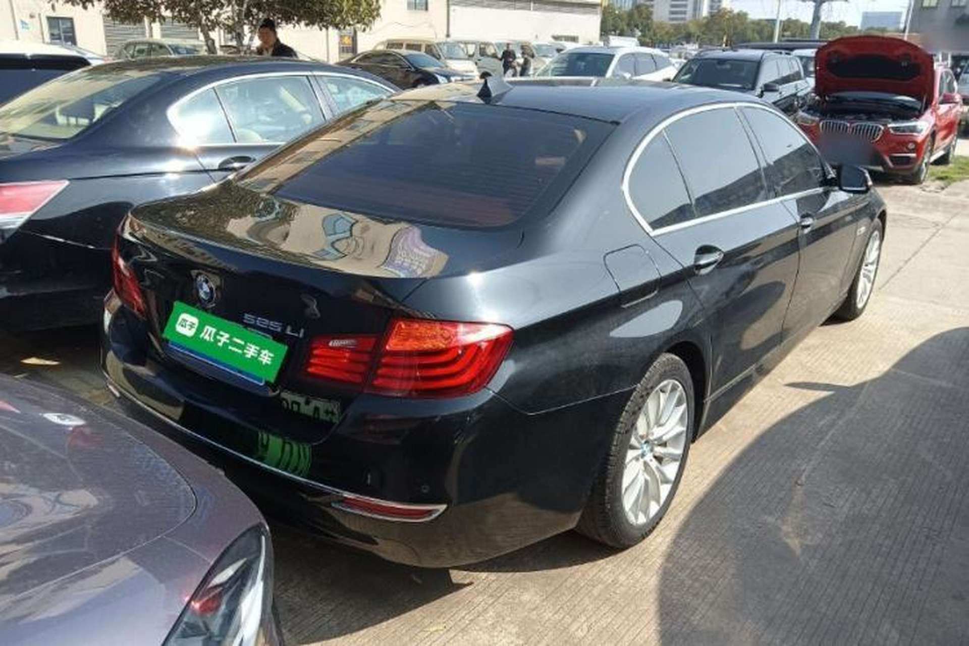 Used BMW 5 Series 2017 525Li Luxury Design Package Rear Right 45 Deg