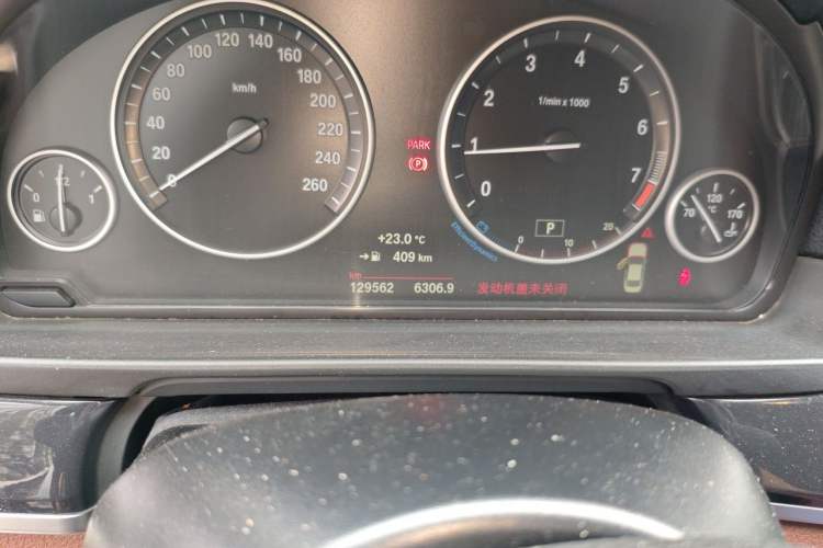 Used BMW 5 Series 2017 520Li Elegant Edition Odometer Close Up