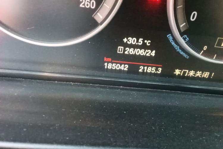 Used BMW 5 Series 2017 520Li Elegant Edition Odometer Close Up