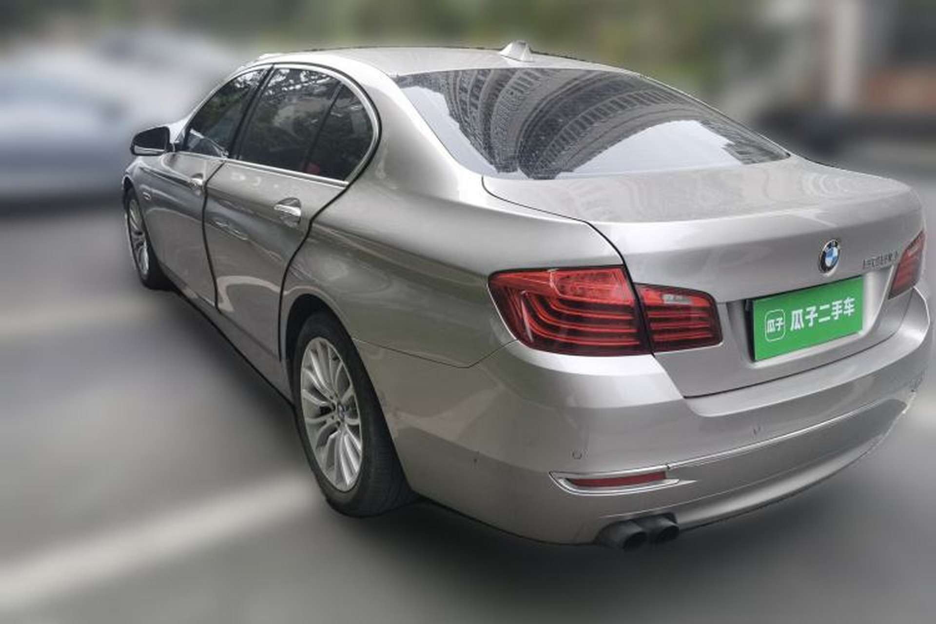 Used BMW 5 Series 2017 525Li Luxury Design Package Rear Left 45 Deg
