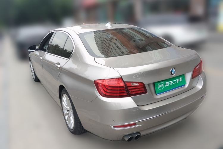 Used BMW 5 Series 2017 525Li Luxury Design Package Rear Left 45 Deg