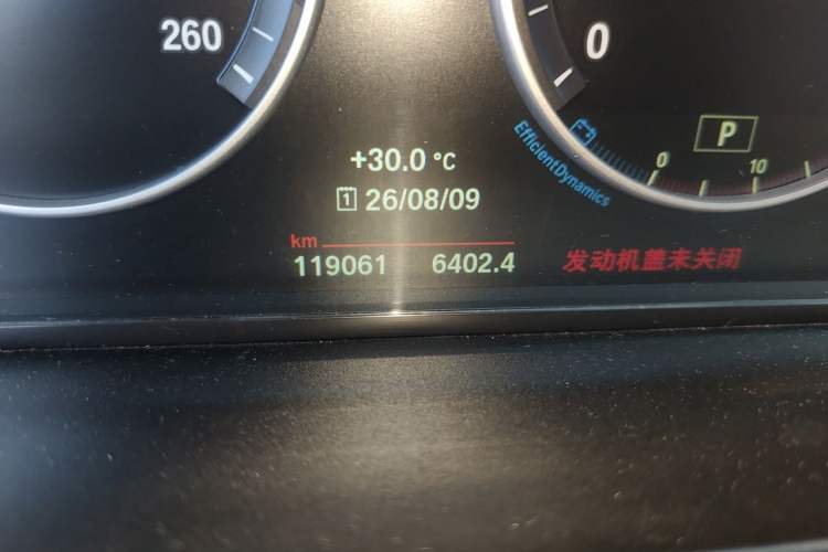 Used BMW 5 Series 2017 520Li Elegant Edition Odometer Close Up