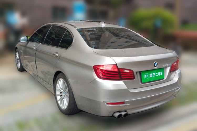 Used BMW 5 Series 2017 525Li Luxury Design Package Rear Left 45 Deg