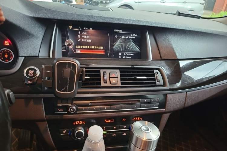 Used BMW 5 Series 2017 525Li Luxury Design Package Audio And AC Panel