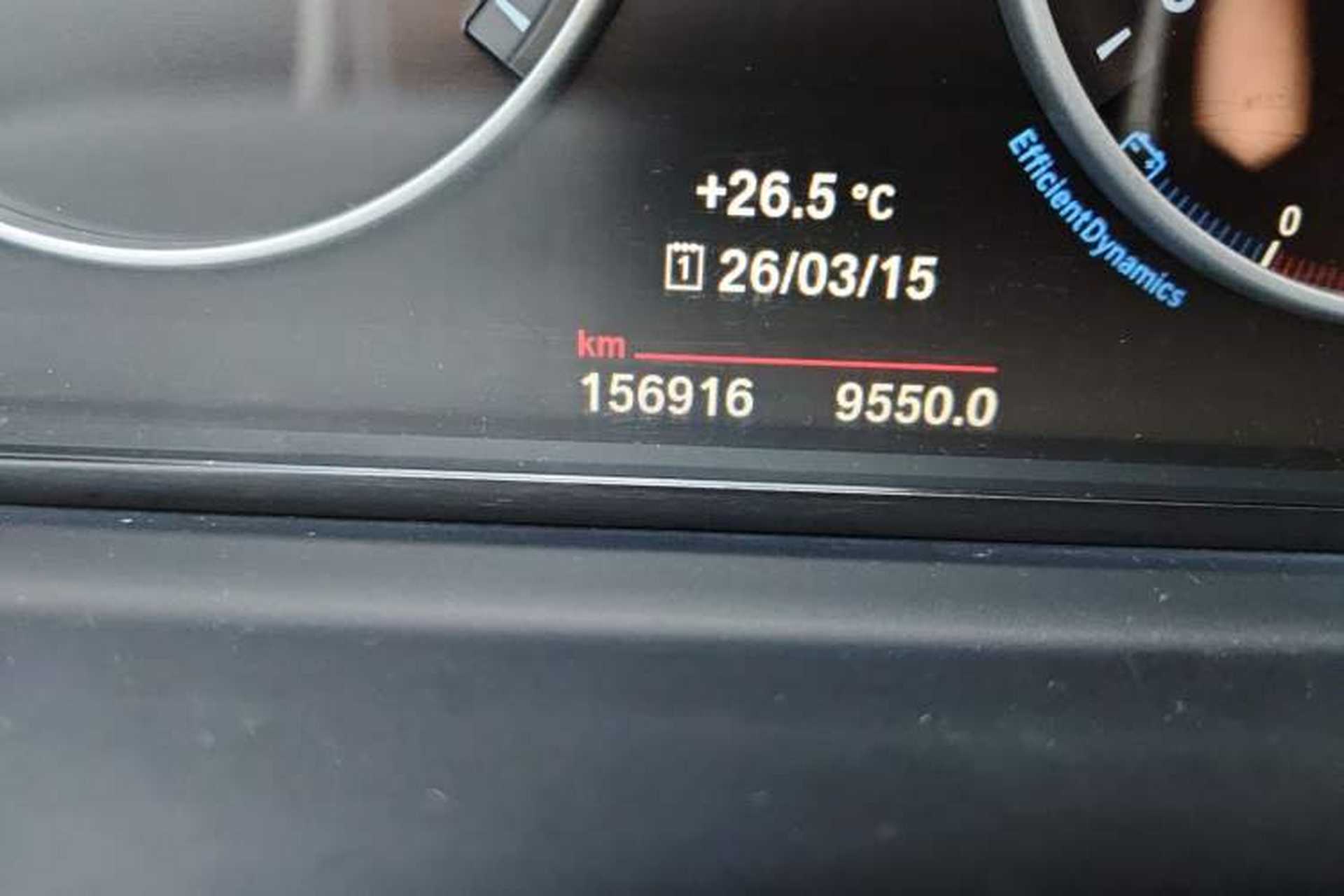 Used BMW 5 Series 2017 525Li Leading Model Odometer Close Up