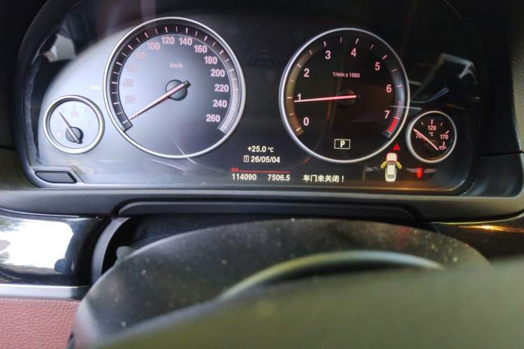 Used BMW 5 Series 2017 520Li Elegant Edition Odometer Close Up