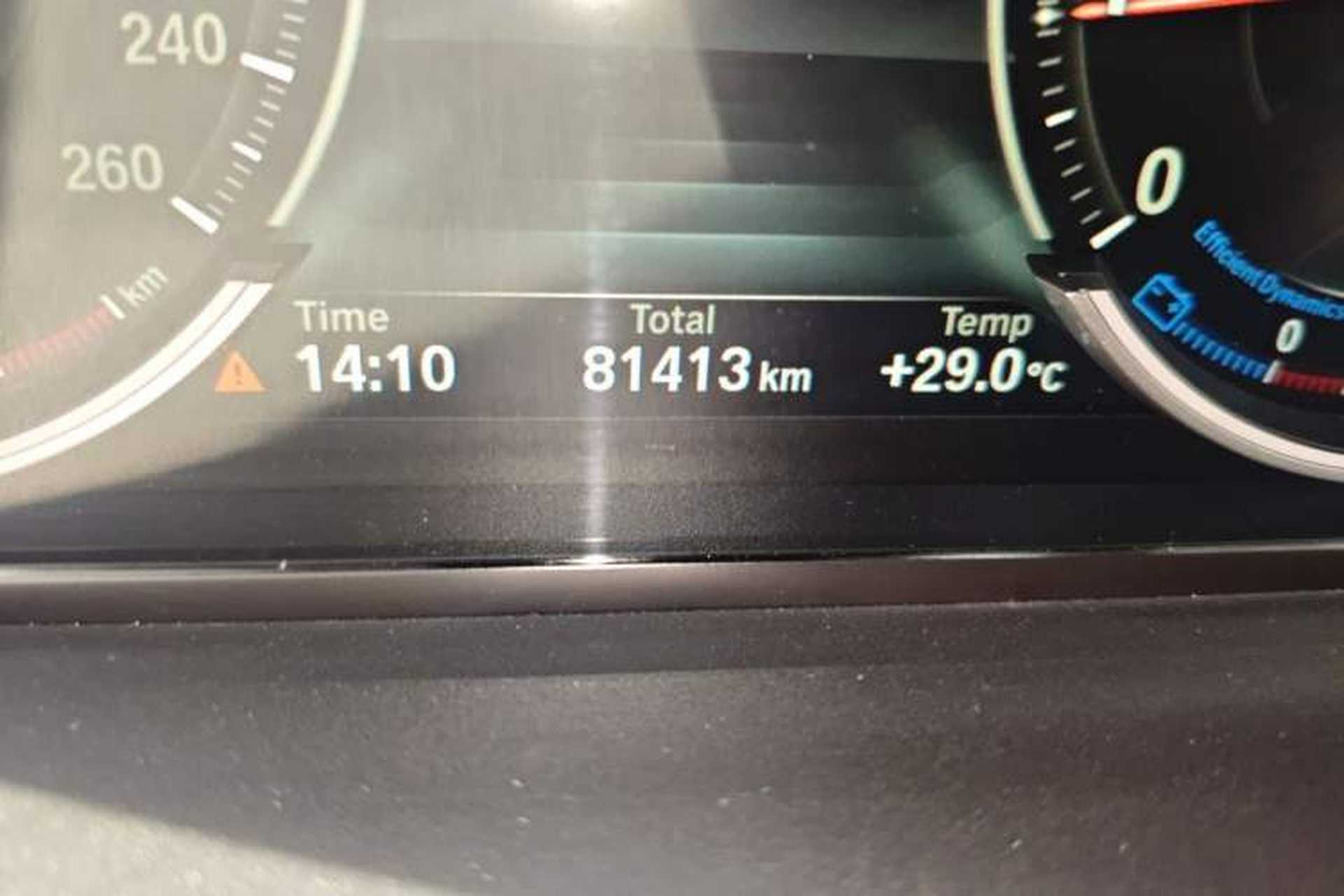 Used BMW 5 Series 2017 525Li Luxury Design Package Odometer Close Up