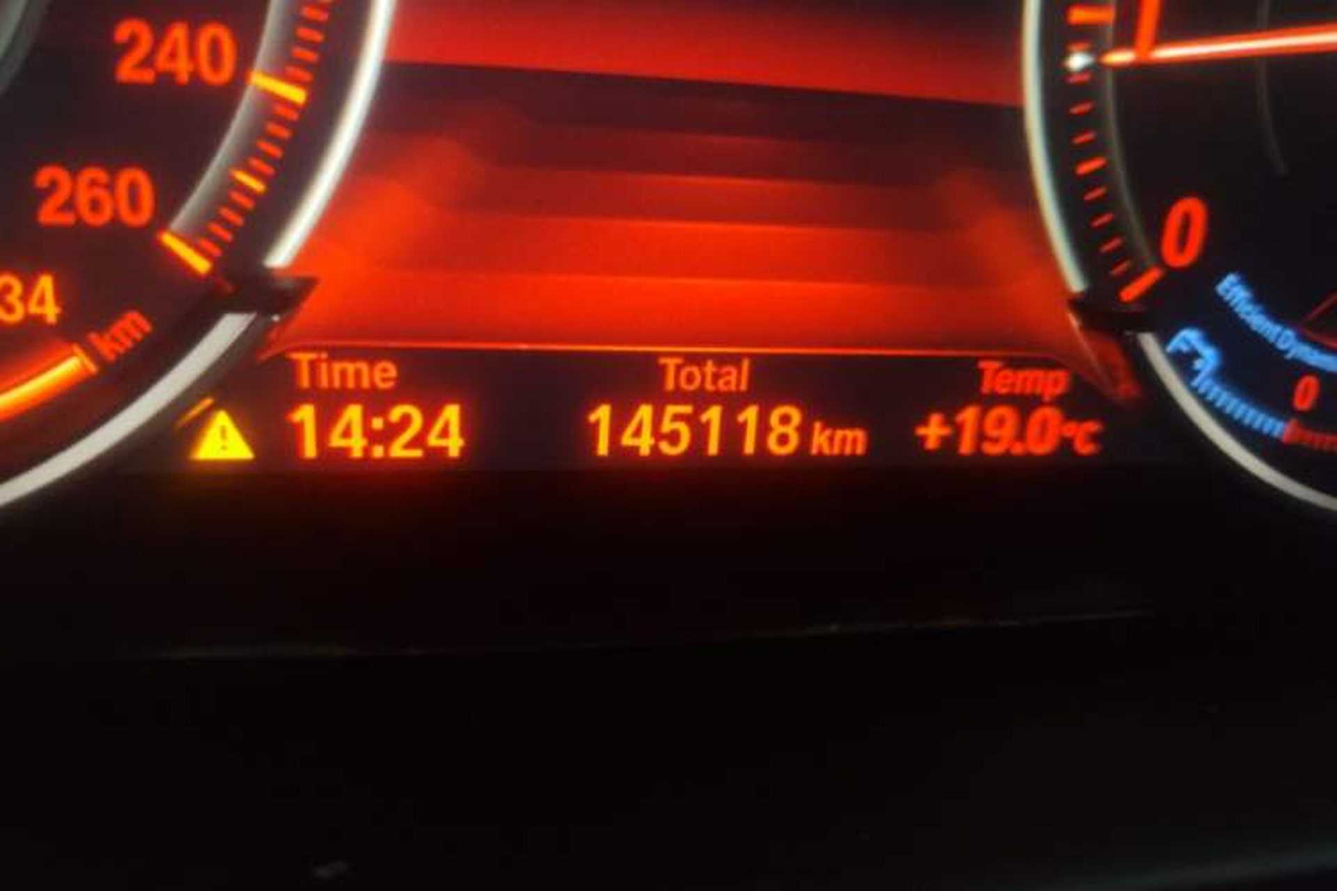 Used BMW 5 Series 2017 525Li Luxury Design Package Odometer Close Up