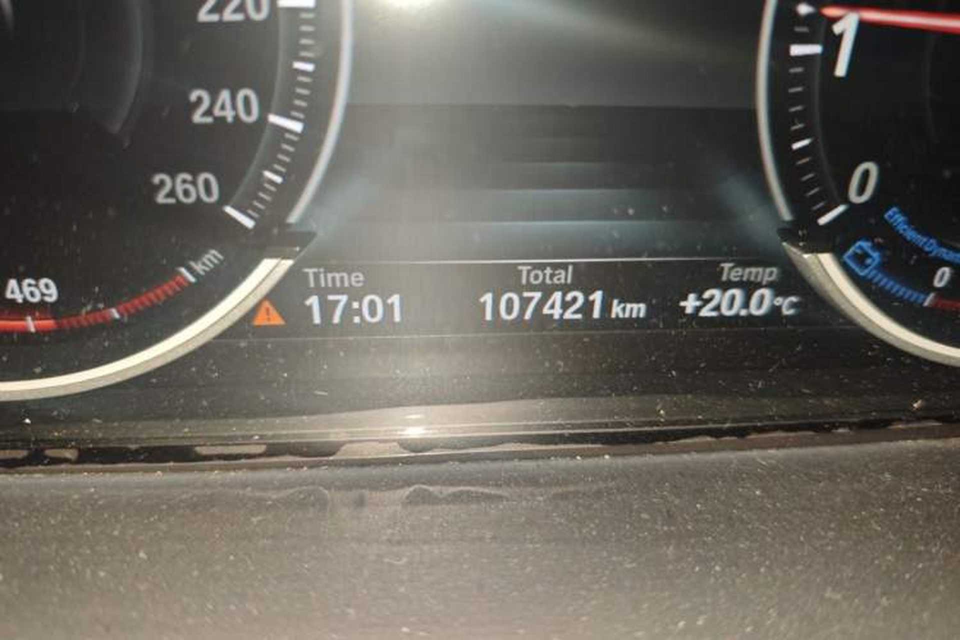 Used BMW 5 Series 2017 525Li Luxury Design Package Odometer Close Up