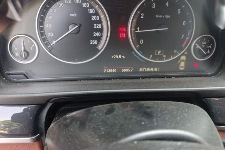 Used BMW 5 Series 2017 520Li Elegant Edition Odometer Close Up