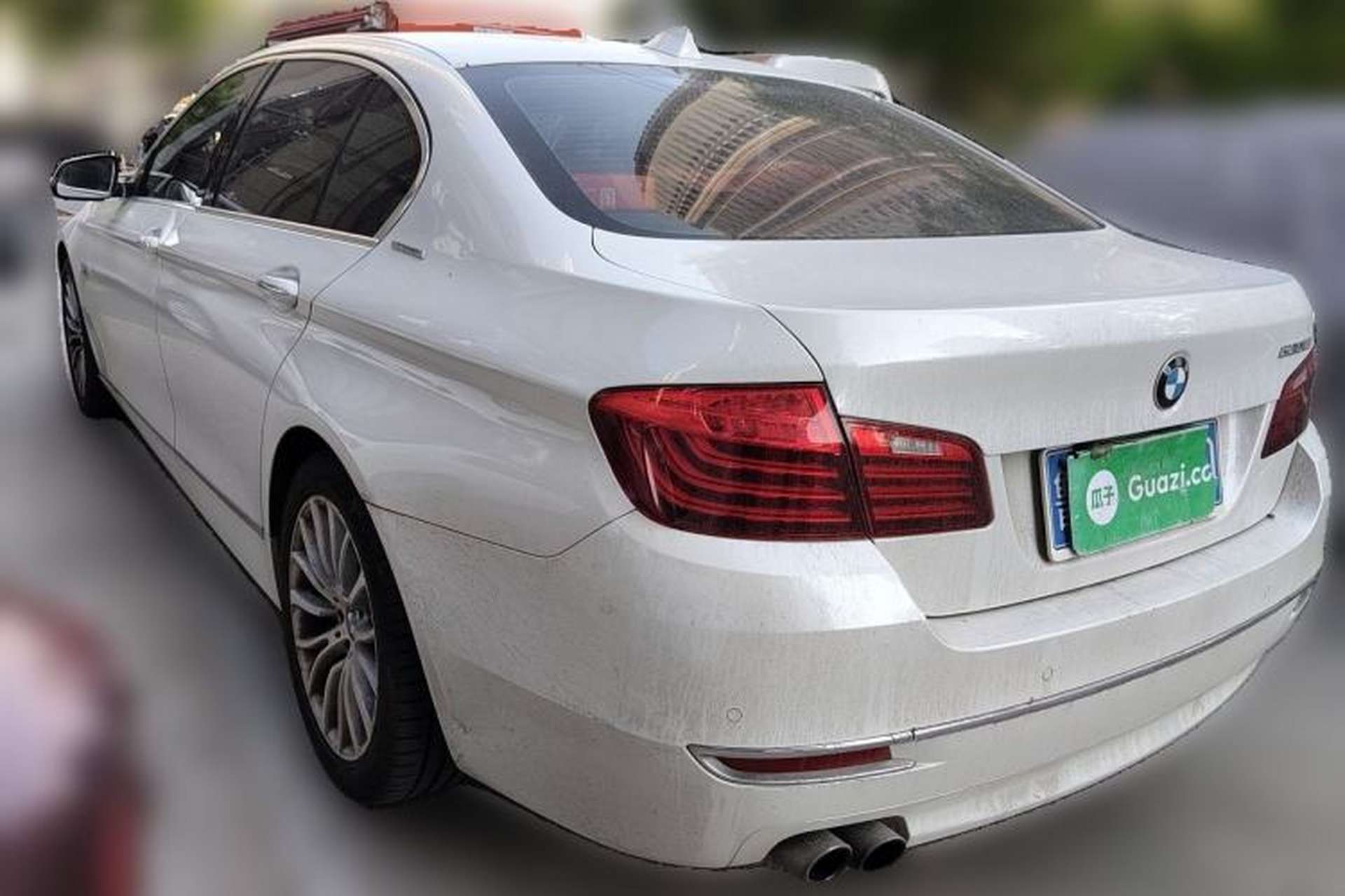Used BMW 5 Series 2017 525Li Luxury Design Package Rear Left 45 Deg