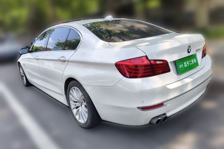 Used BMW 5 Series 2017 525Li Luxury Design Package Rear Left 45 Deg