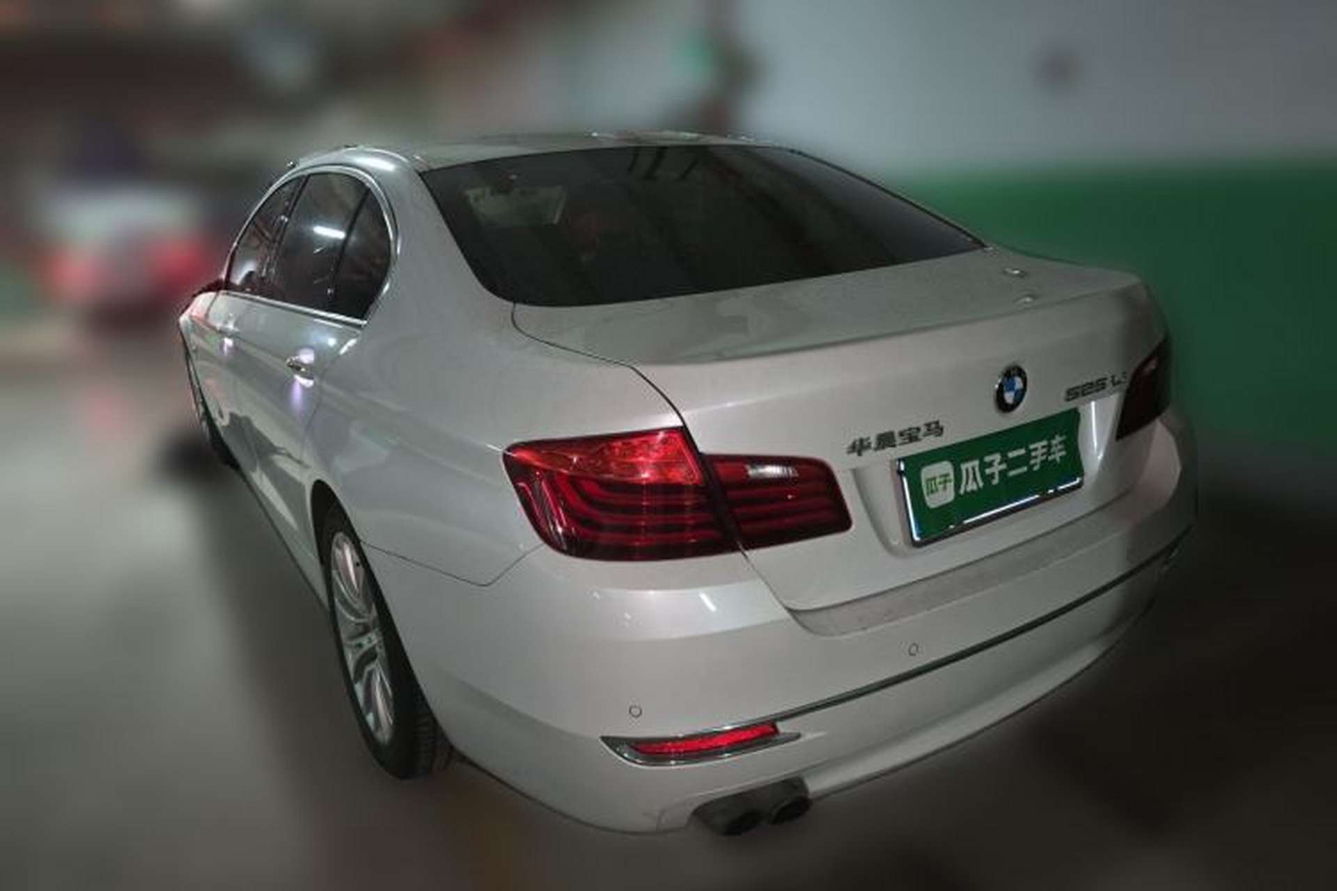Used BMW 5 Series 2017 525Li Luxury Design Package Rear Left 45 Deg