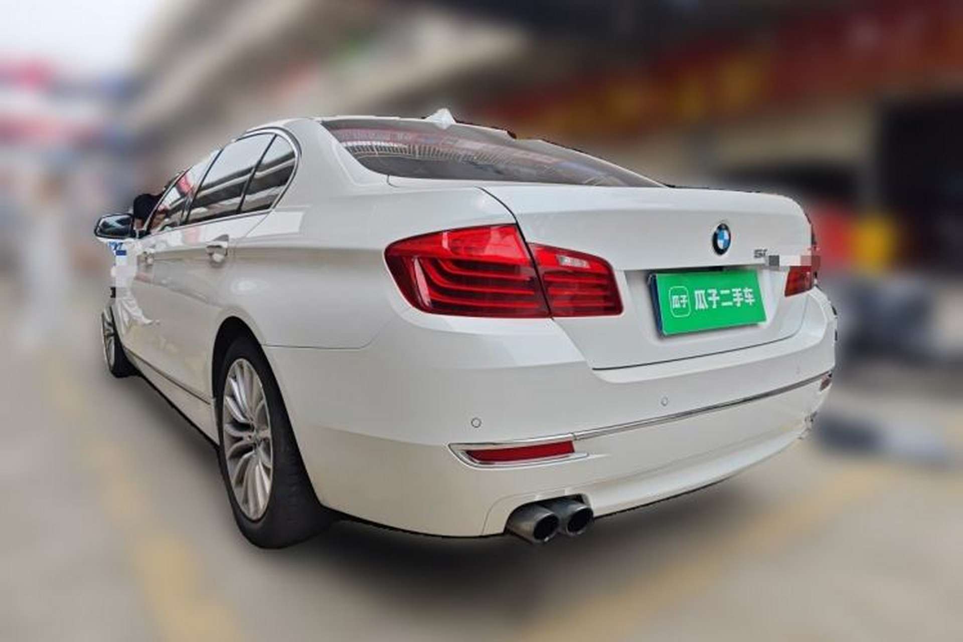 Used BMW 5 Series 2017 525Li Luxury Design Package Rear Left 45 Deg