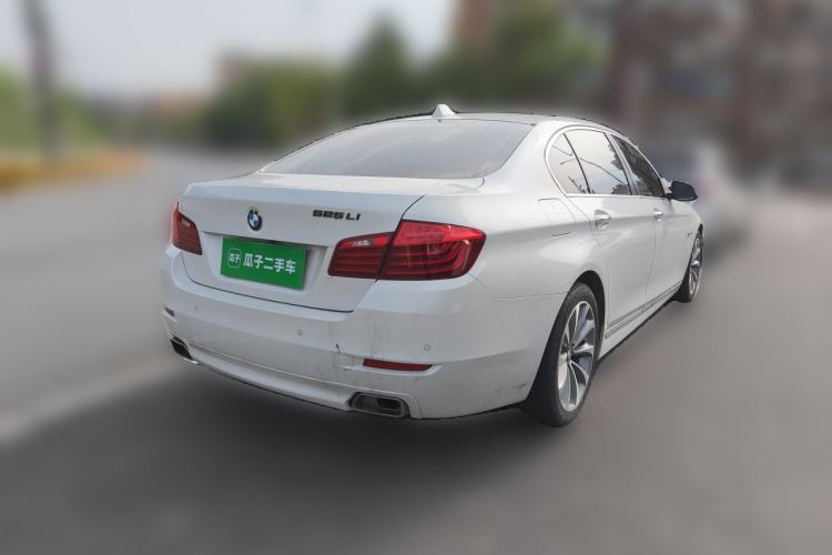 Used BMW 5 Series 2017 525Li Leading Model Rear Right 45 Deg