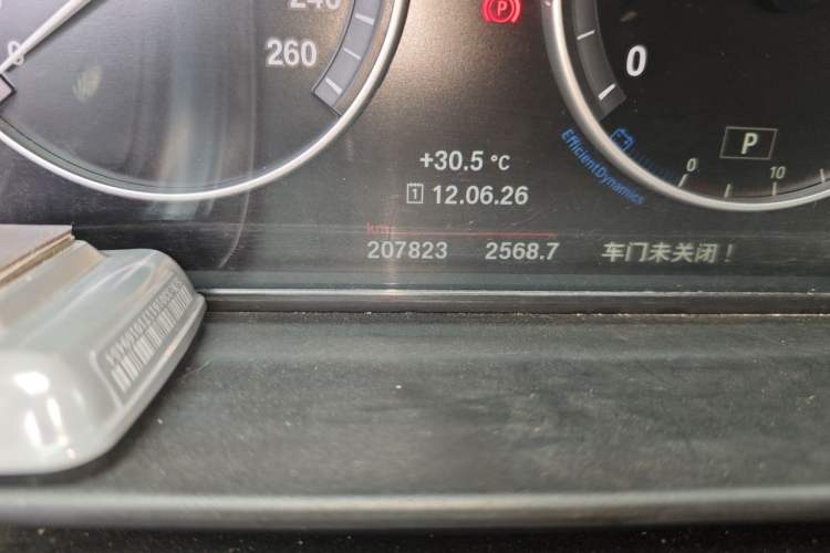Used BMW 5 Series 2017 520Li Elegant Edition Odometer Close Up