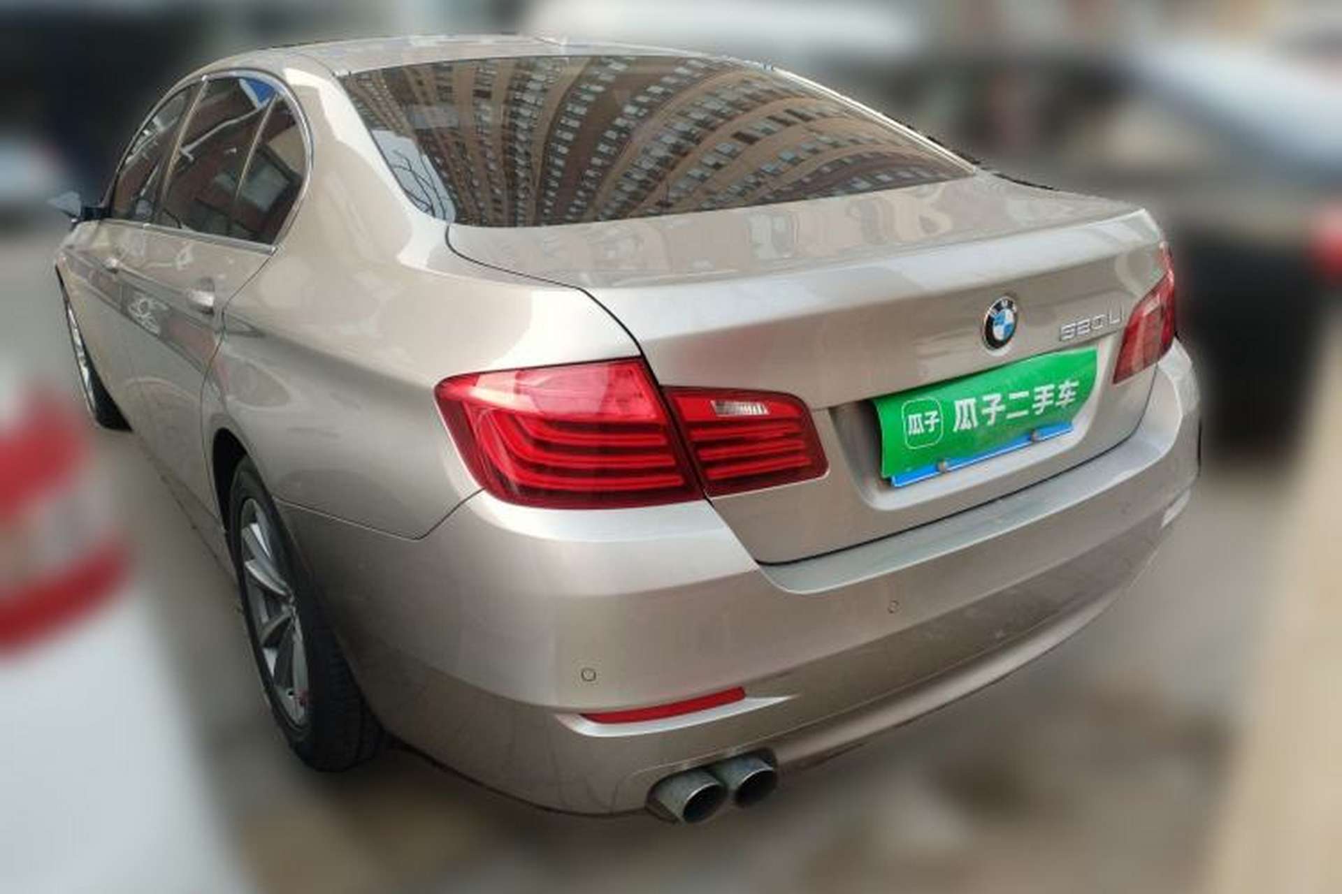 Used BMW 5 Series 2017 520Li Elegant Edition Rear Left 45 Deg