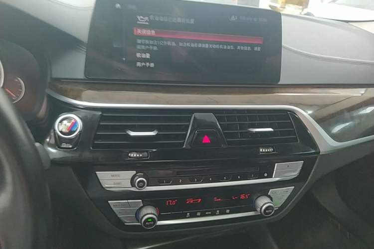 Used BMW 5 Series 2018 525Li Luxury Package Audio And AC Panel