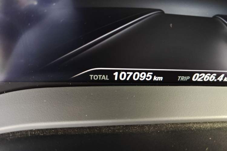 Used BMW 5 Series 2018 Revised Version 530Li Leading Edition Luxury Package Odometer Close Up