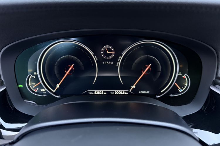 Used BMW 5 Series 2018 Facelifted 530Li xDrive M Sport Package Odometer Close Up