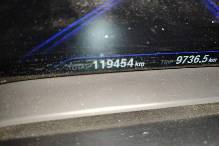 Used BMW 5 Series 2018 525Li M Sport Package Odometer Close Up