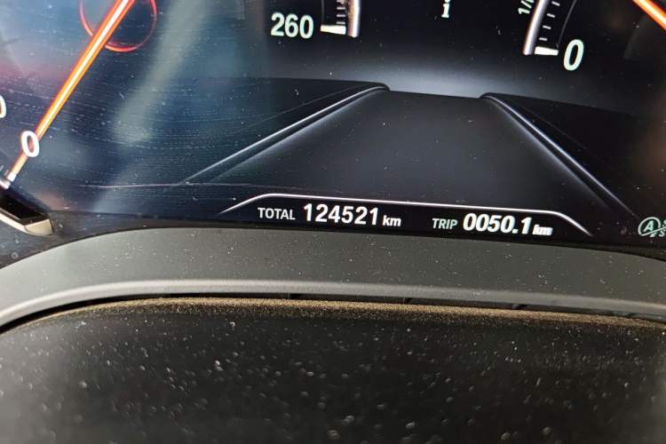 Used BMW 5 Series 2018 Revised Version 530Li Leading Edition Luxury Package Odometer Close Up
