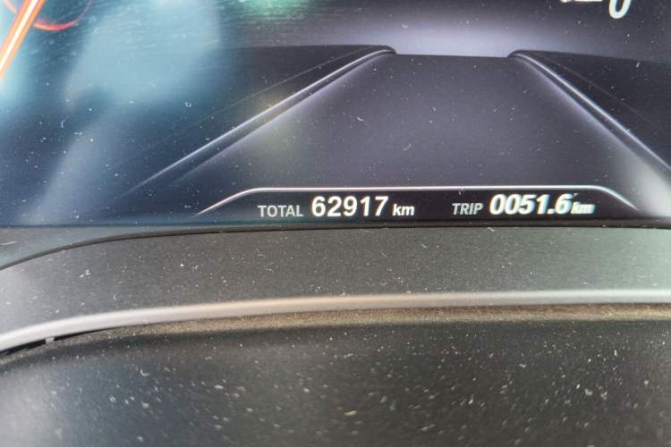 Used BMW 5 Series 2018 530i M Sport Package Odometer Close Up