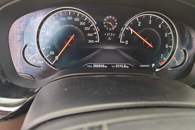 Used BMW 5 Series 2018 530Li xDrive Luxury Package Odometer Close Up
