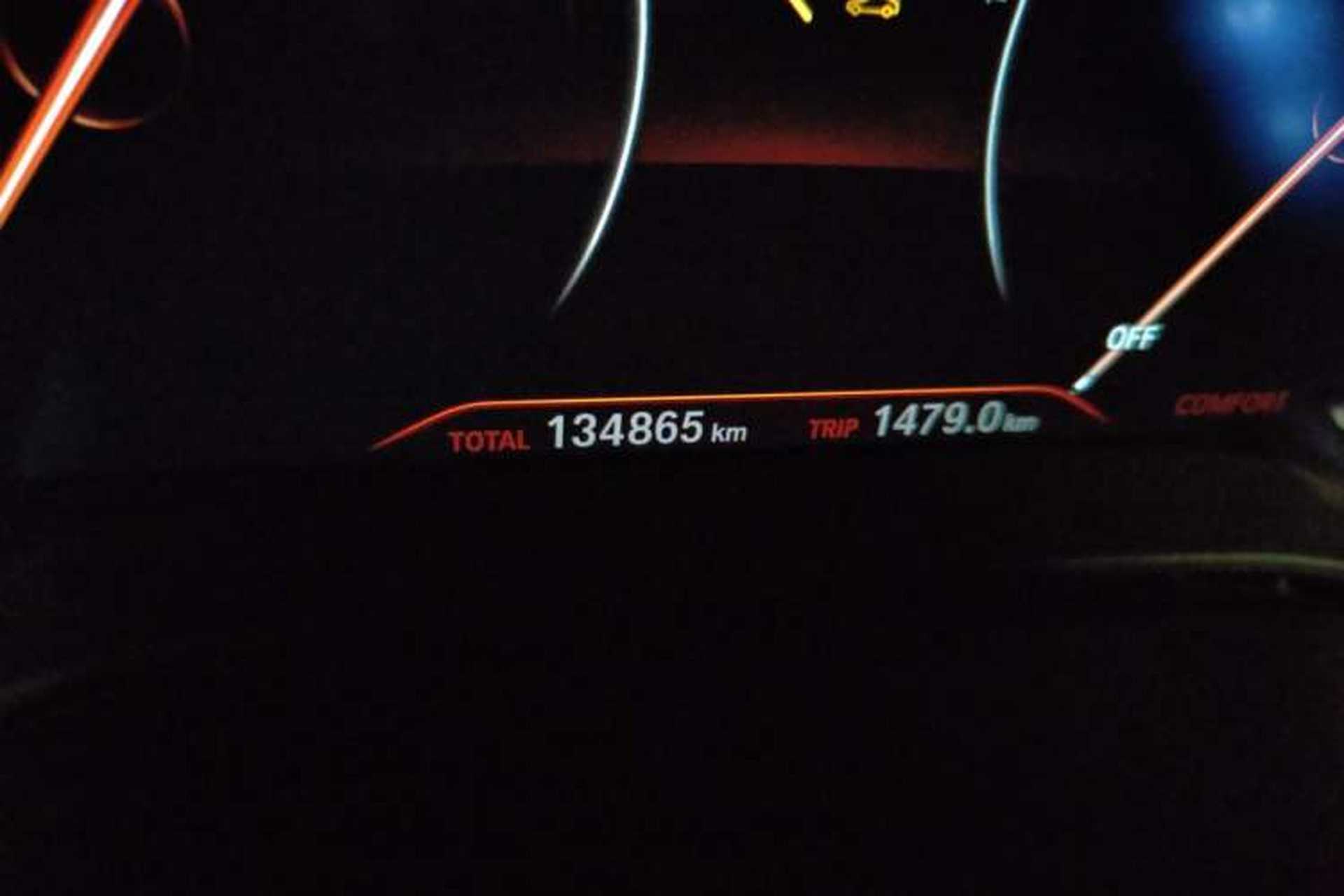 Used BMW 5 Series 2018 525Li Luxury Package Odometer Close Up