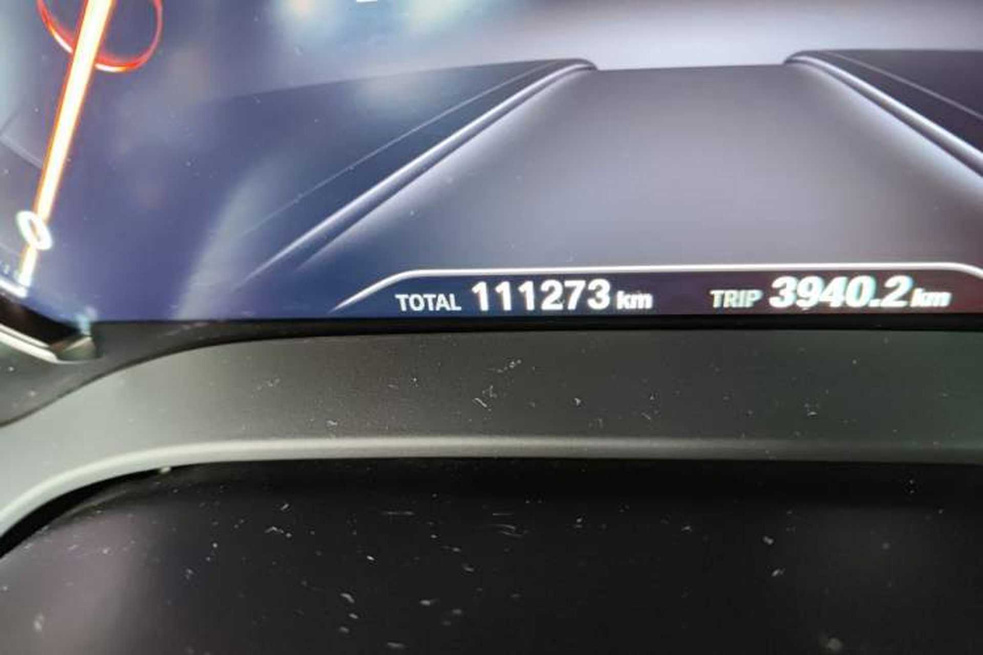 Used BMW 5 Series 2018 530Li Leading Model M Sport Package Odometer Close Up
