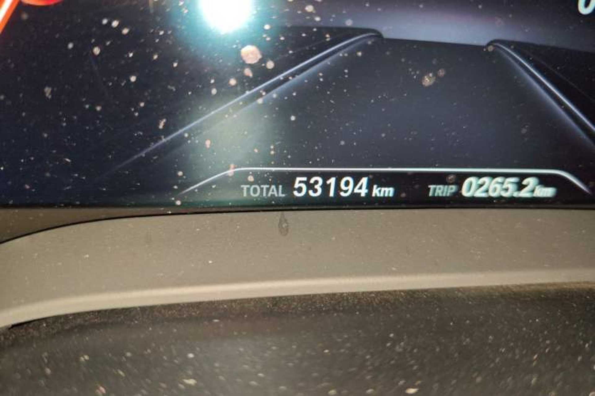 Used BMW 5 Series 2018 Restyled 530Li Luxury Edition M Sport Package Odometer Close Up