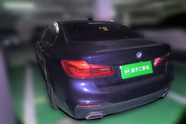 Used BMW 5 Series 2018 530Li Leading Model M Sport Package Rear Left 45 Deg