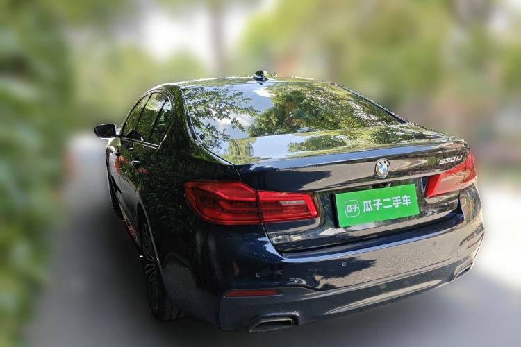 Used BMW 5 Series 2018 530Li Leading Model M Sport Package Rear Left 45 Deg