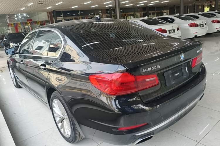 Used BMW 5 Series 2018 Revised Version 530Li Leading Edition Luxury Package Rear Left 45 Deg