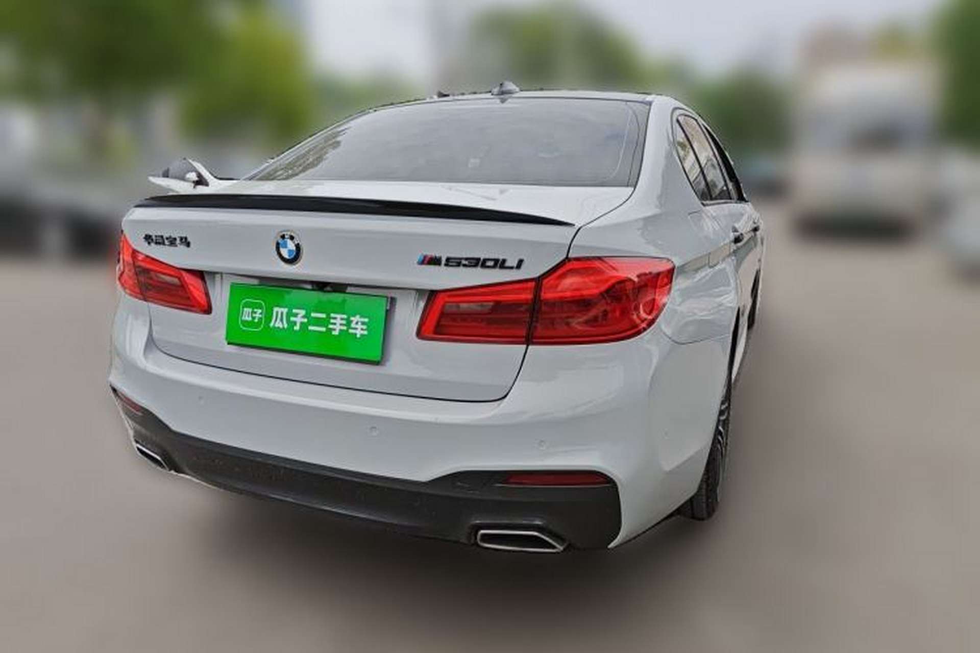 Used BMW 5 Series 2018 530Li Leading Model M Sport Package Rear Left 45 Deg