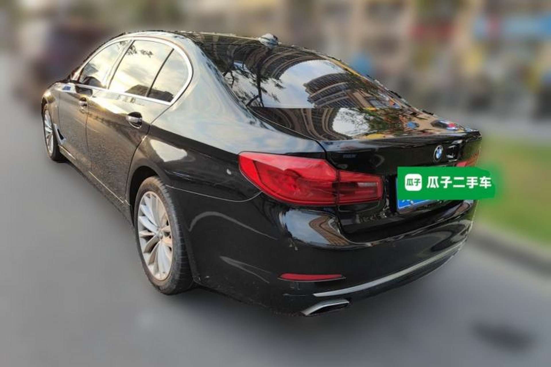 Used BMW 5 Series 2018 525Li Luxury Package Rear Left 45 Deg