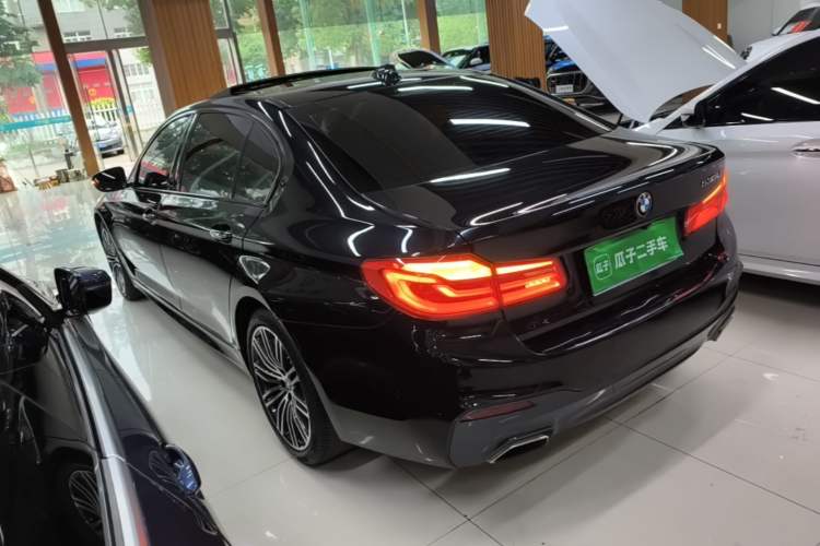 Used BMW 5 Series 2018 Restyled 530Li Leading Edition M Sport Package Rear Left 45 Deg