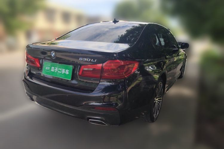 Used BMW 5 Series 2018 Restyled 530Li Leading Edition M Sport Package Rear Right 45 Deg