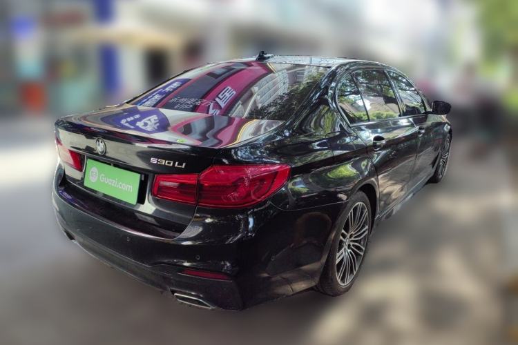 Used BMW 5 Series 2018 530Li Leading Model M Sport Package Rear Right 45 Deg