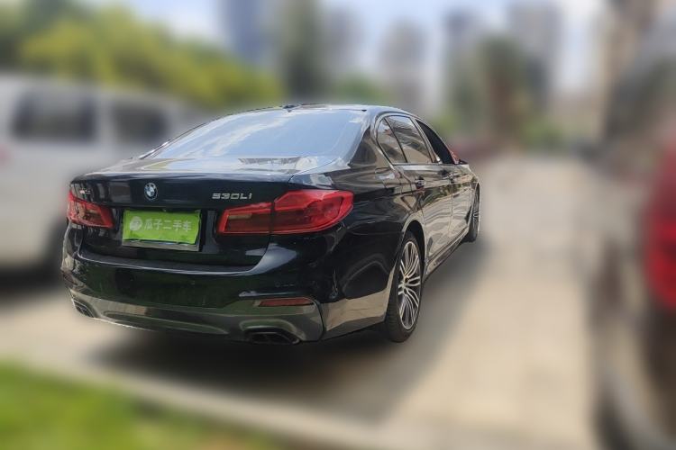 Used BMW 5 Series 2018 Restyled 530Li Leading Edition M Sport Package Rear Right 45 Deg