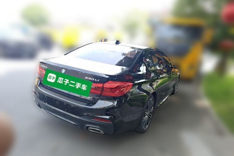 Used BMW 5 Series 2018 530Li Leading Model M Sport Package Rear Right 45 Deg