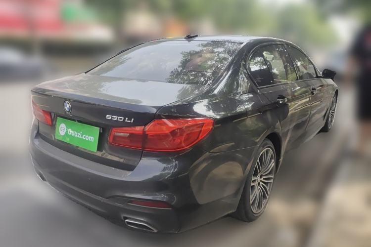 Used BMW 5 Series 2018 530Li Luxury Edition M Sport Package Rear Right 45 Deg