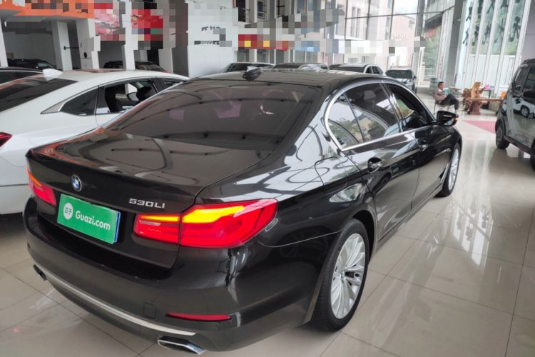 Used BMW 5 Series 2018 Revised Version 530Li Leading Edition Luxury Package Rear Right 45 Deg