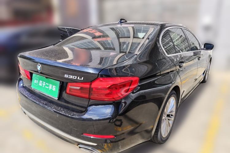 Used BMW 5 Series 2018 Revised Version 530Li Leading Edition Luxury Package Rear Right 45 Deg