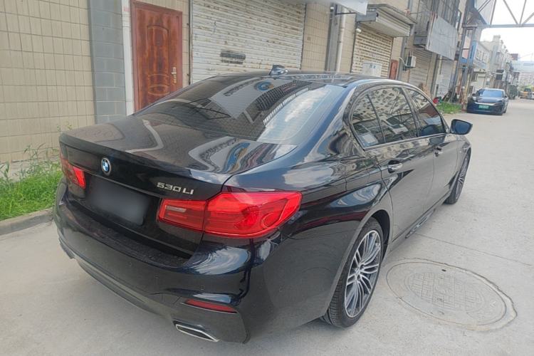 Used BMW 5 Series 2018 Restyled 530Li Leading Edition M Sport Package Rear Right 45 Deg