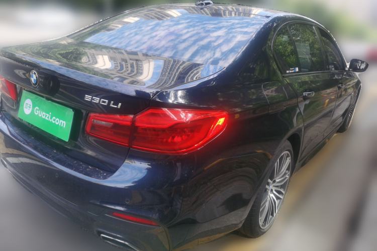 Used BMW 5 Series 2018 Restyled 530Li Luxury Edition M Sport Package Rear Right 45 Deg
